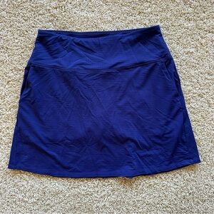 IBKUL‎ Women’s Active Skort Small Blue UPF 50+ Golf Tennis Skirt Built-In Shorts